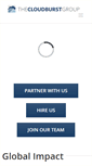 Mobile Screenshot of cloudburstgroup.com